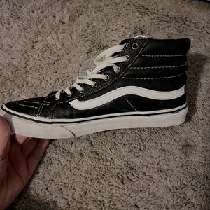 High Top Leather Vans, Old Scholl
